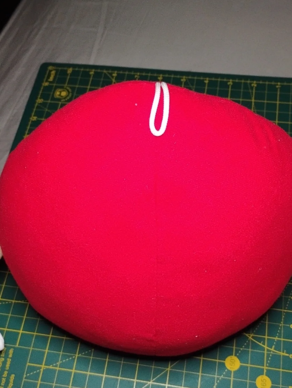 M&M'S Red Character Plush Pillow with White 'm' Logo